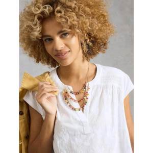 White Stuff Amelia Emb Top